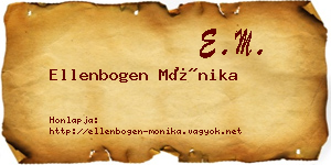 Ellenbogen Mónika névjegykártya