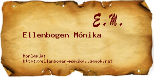 Ellenbogen Mónika névjegykártya