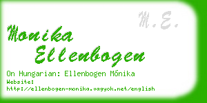 monika ellenbogen business card